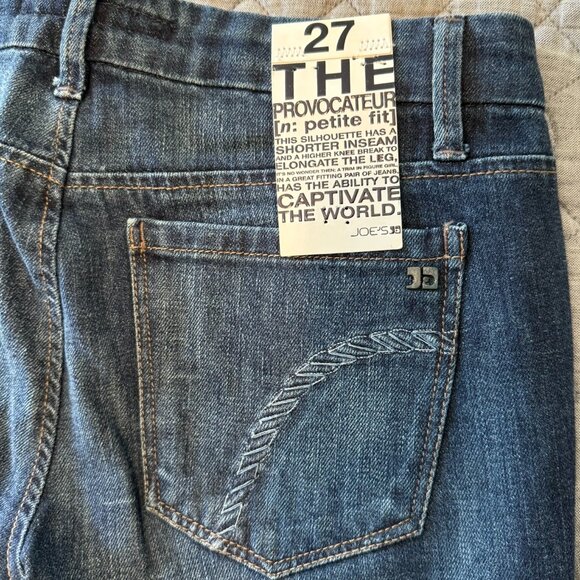 NWT designer brand jeans, 27, blue - Picture 3 of 16